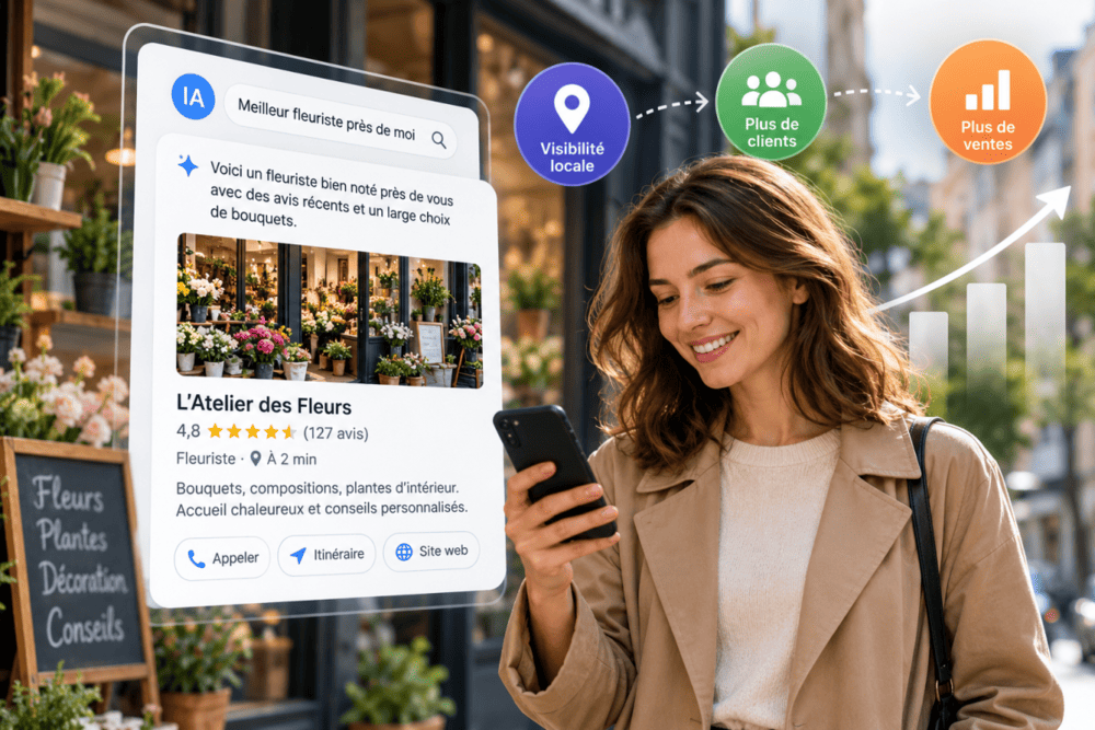 recherche locale sur mobile